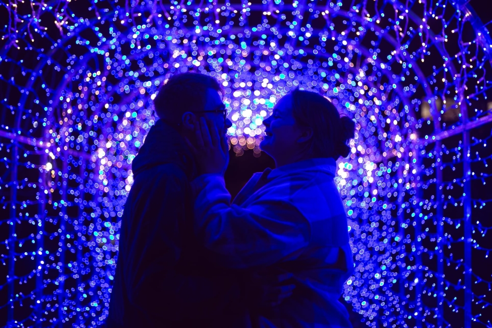 Magical Engagement for London Couple at Illuminature 